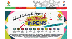 Desktop Screenshot of inpens.edu.my