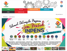 Tablet Screenshot of inpens.edu.my